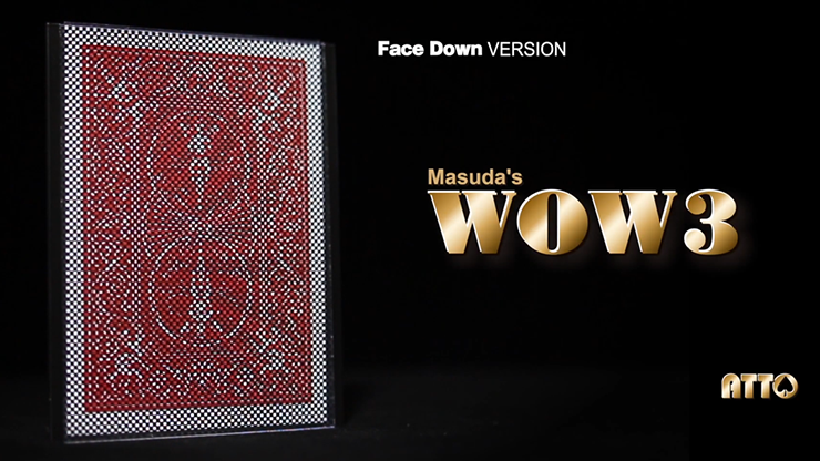 WOW 3 Face-DOWN by Katsuya Masuda by Murphy's Magic Supplies, Inc.