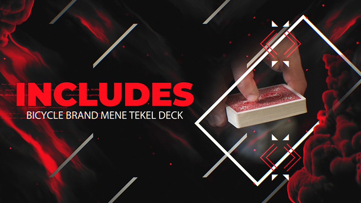 BIGBLINDMEDIA Presents The Mene Tekel Deck Blue Project with Liam Montier (Gimmicks and Online Instructions) - Trick by Murphy's Magic Supplies, Inc.