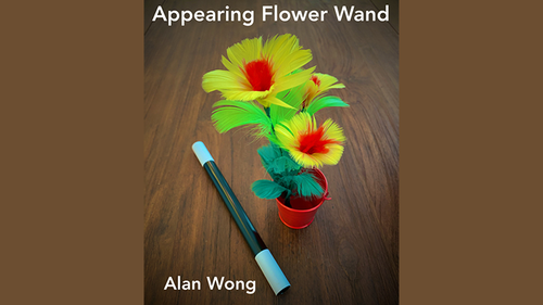 Appearing Flower Wand by Alan Wong - Trick by Murphy's Magic Supplies, Inc.