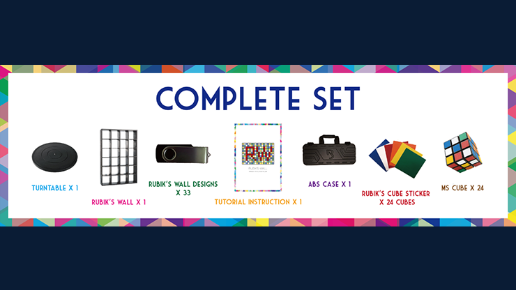 RUBIKS WALL Complete Set by Bond Lee by Murphy's Magic Supplies, Inc.
