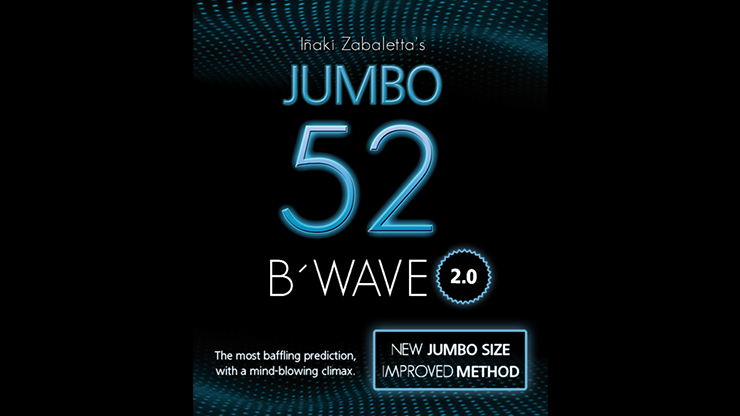 52 B Wave Jumbo 2.0 (Gimmicks and Online Instructions) by Vernet Magic - Trick by Murphy's Magic Supplies, Inc.