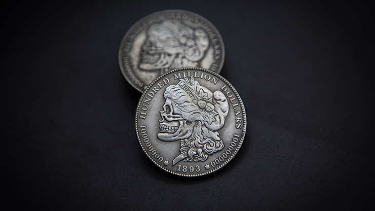 MORGAN SKULL HEAD COIN by Men Zi Magic by Murphy's Magic Supplies, Inc.