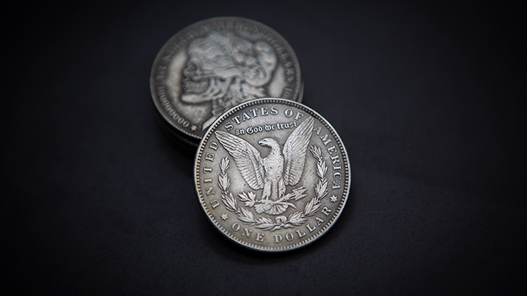 MORGAN SKULL HEAD COIN by Men Zi Magic by Murphy's Magic Supplies, Inc.