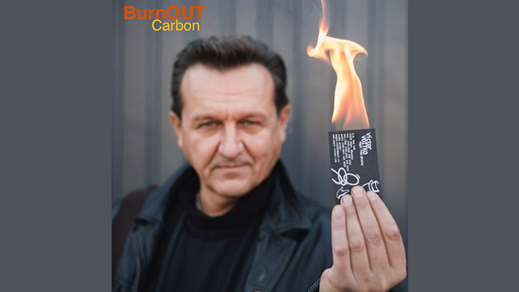 BURNOUT 2.0 CARBON BLACK by Victor Voitko (Gimmick and Online Instructions) - Trick by Murphy's Magic Supplies, Inc.