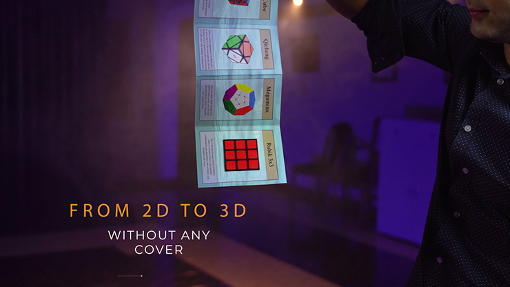 Rubik's Cube 3D Advertising (Gimmicks and Online Instructions) by Henry Evans and Martin Braessas - Trick by Murphy's Magic Supplies, Inc.