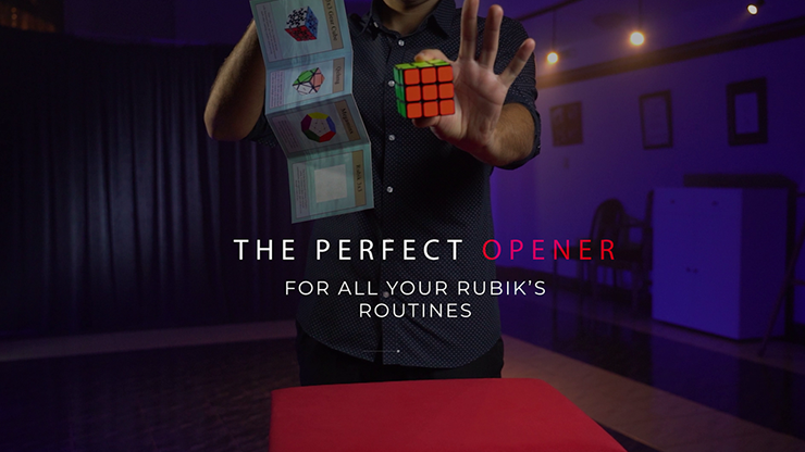Rubik's Cube 3D Advertising (Gimmicks and Online Instructions) by Henry Evans and Martin Braessas - Trick by Murphy's Magic Supplies, Inc.