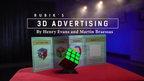 Rubik's Cube 3D Advertising (Gimmicks and Online Instructions) by Henry Evans and Martin Braessas - Trick by Murphy's Magic Supplies, Inc.