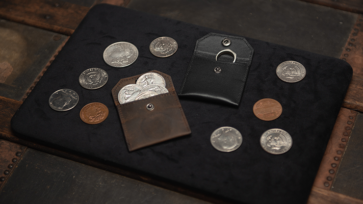 FPS Coin Wallet Black (Gimmicks and Online Instructions) by Magic Firm - Trick by Murphy's Magic Supplies, Inc.
