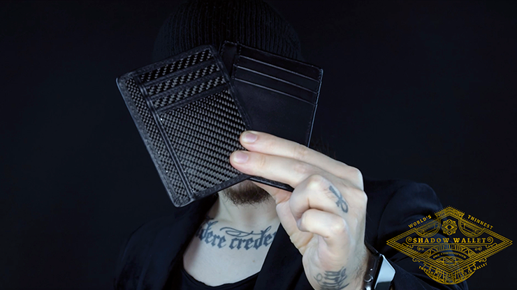 Shadow Wallet Carbon Fiber (Gimmick and Online Instructions) by Dee Christopher and 1914 - Trick by Murphy's Magic Supplies, Inc.