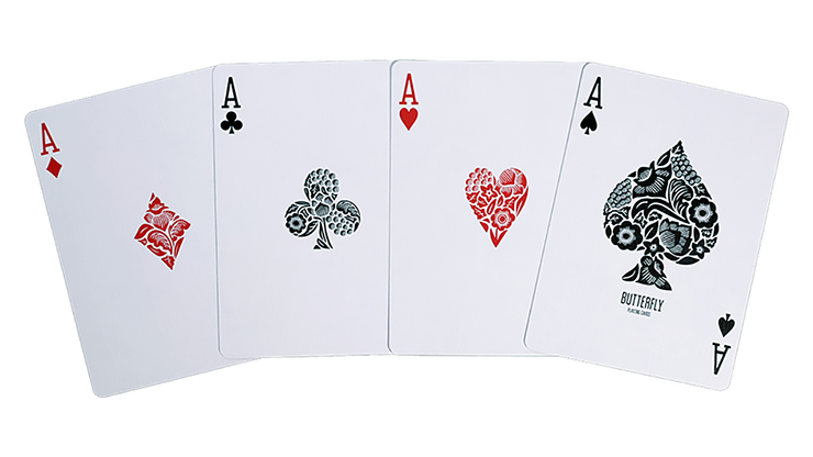 Butterfly Playing Cards Marked (Blue) 3rd Edition by Ondrej Psenicka by Murphy's Magic Supplies, Inc.
