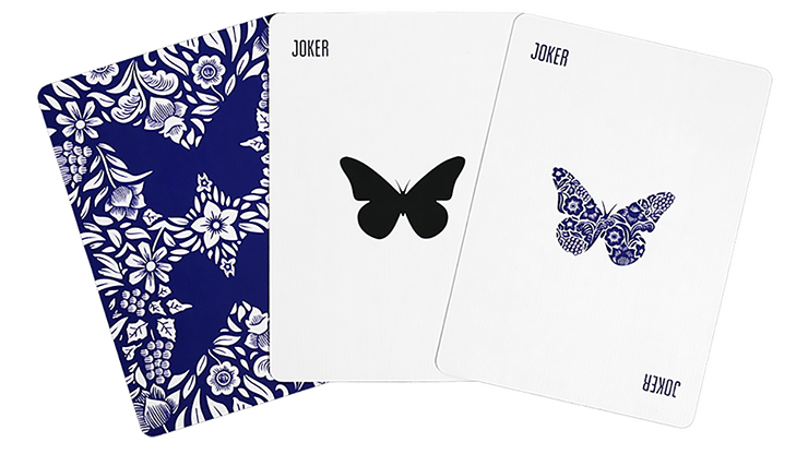 Butterfly Playing Cards Marked (Blue) 3rd Edition by Ondrej Psenicka by Murphy's Magic Supplies, Inc.