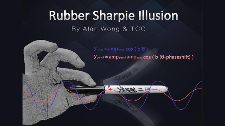 Rubber Sharpie Illusion by Alan Wong & TCC - Trick by Murphy's Magic Supplies, Inc.