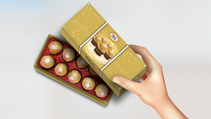 BonBon Box by George Iglesias and Twister Magic (Gold Box) - Trick by Murphy's Magic Supplies, Inc.