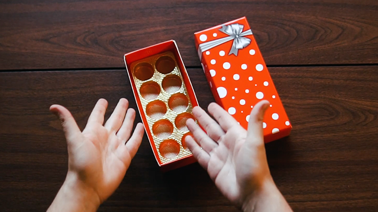 BonBon Box by George Iglesias and Twister Magic (Red Box) - Trick by Murphy's Magic Supplies, Inc.
