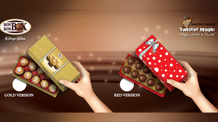 BonBon Box by George Iglesias and Twister Magic (Red Box) - Trick by Murphy's Magic Supplies, Inc.