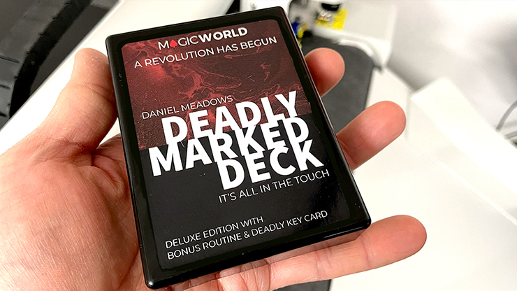 DEADLY MARKED DECK RED BICYCLE by MagicWorld by Murphy's Magic Supplies, Inc.