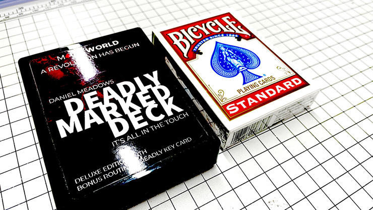 DEADLY MARKED DECK RED BICYCLE by MagicWorld by Murphy's Magic Supplies, Inc.