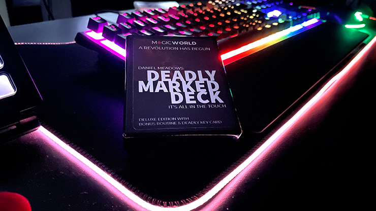 DEADLY MARKED DECK RED BICYCLE by MagicWorld by Murphy's Magic Supplies, Inc.