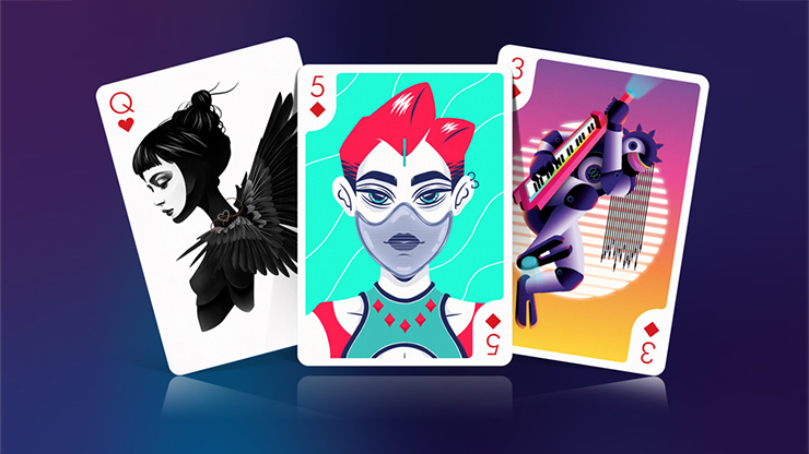 Playing Arts Future Edition Chapter 1 Playing Cards by Murphy's Magic Supplies, Inc.