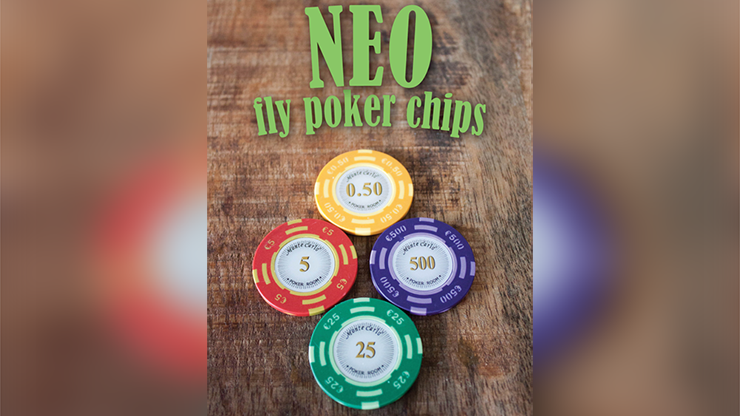 Neo Fly Poker Chips (Gimmicks and Online Instructions) by Leo Smetsers - Trick by Murphy's Magic Supplies, Inc.