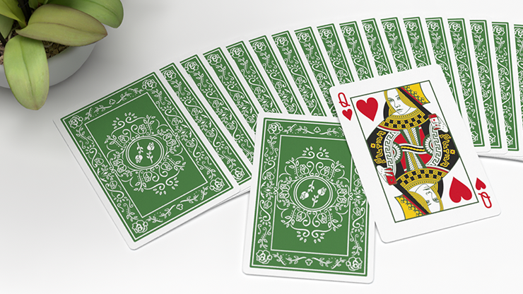BLACK ROSES IMMERGRÜN Playing Cards by Murphy's Magic Supplies, Inc.