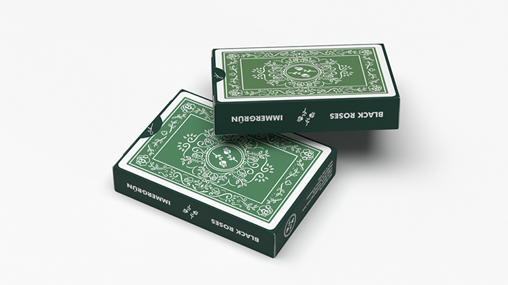BLACK ROSES IMMERGRÜN Playing Cards by Murphy's Magic Supplies, Inc.