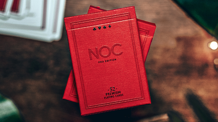 NOC Pro 2021 (Burgundy Red) Playing Cards by Murphy's Magic Supplies, Inc.