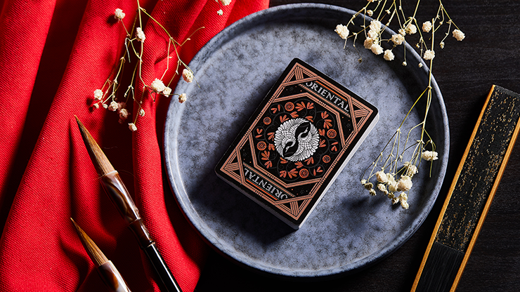 Oriental Memory Black playing Cards by Murphy's Magic Supplies, Inc.