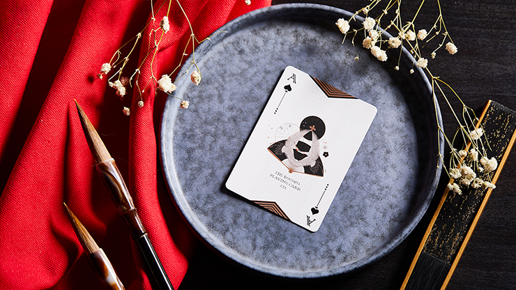 Oriental Memory Black playing Cards by Murphy's Magic Supplies, Inc.