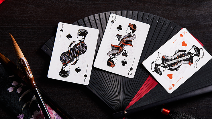 Oriental Memory Black playing Cards by Murphy's Magic Supplies, Inc.