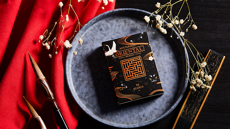 Oriental Memory Black playing Cards by Murphy's Magic Supplies, Inc.