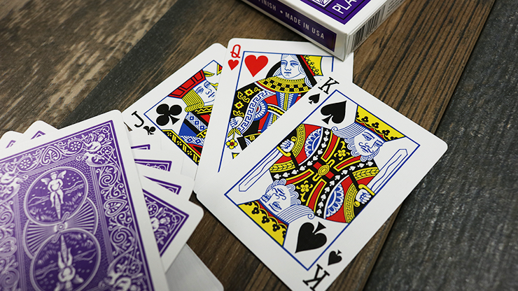 Bicycle Purple Playing Cards by US Playing Card Co by Murphy's Magic Supplies, Inc.