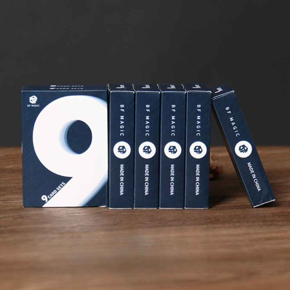 [Magic Playing Cards Set] BF MAGIC 9 Set Collection of Magic Playing Cards, Essential Props for Close-Up Magic