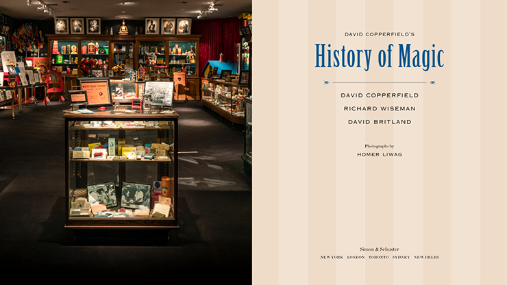 David Copperfield's History of Magic by David Copperfield, Richard Wiseman and David Britland - Book by Murphy's Magic Supplies, Inc.