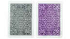 Copag Unique Plastic Playing Cards Poker Size Regular Index Gray and Purple Double-Deck Set by Murphy's Magic Supplies, Inc.