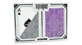 Copag Unique Plastic Playing Cards Poker Size Regular Index Gray and Purple Double-Deck Set by Murphy's Magic Supplies, Inc.