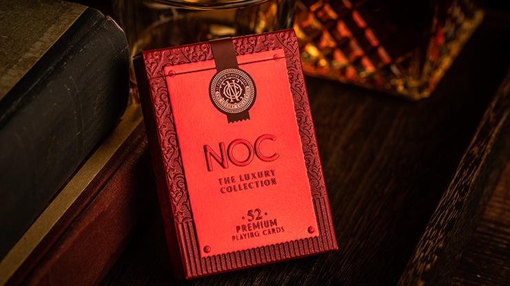 NOC (Red) The Luxury Collection Playing Cards by Riffle Shuffle x The House of Playing Cards by Murphy's Magic Supplies, Inc.