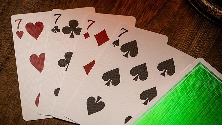 NOC (Green) The Luxury Collection Playing Cards by Riffle Shuffle x The House of Playing Cards by Murphy's Magic Supplies, Inc.
