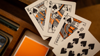 Lounge Edition in Hangar (Orange) by Jetsetter Playing Cards by Murphy's Magic Supplies, Inc.