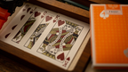 Lounge Edition in Hangar (Orange) with Limited Back by Jetsetter Playing Cards by Murphy's Magic Supplies, Inc.