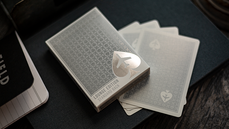 Lounge Edition in Jetway (Silver) by Jetsetter Playing Cards by Murphy's Magic Supplies, Inc.