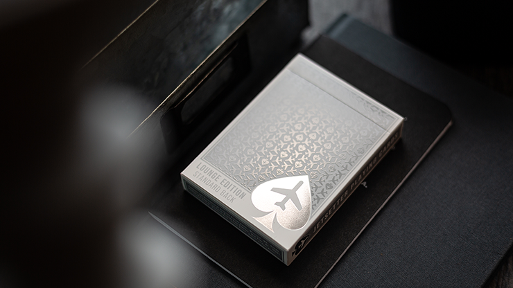Lounge Edition in Jetway (Silver) by Jetsetter Playing Cards by Murphy's Magic Supplies, Inc.