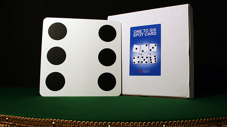 1 TO 6 SPOT CARD by Martin Lewis - Trick by Murphy's Magic Supplies, Inc.