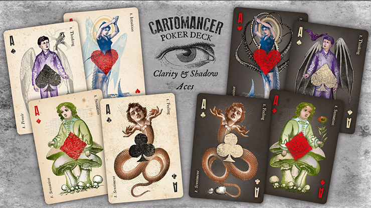 Cartomancer Clarity Classic (with Booklet) Playing Cards by Murphy's Magic Supplies, Inc.