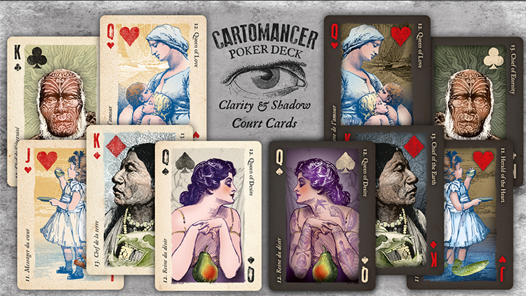 Cartomancer Clarity Classic (with Booklet) Playing Cards by Murphy's Magic Supplies, Inc.