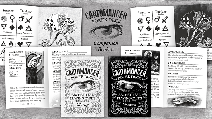 Cartomancer Clarity Classic (with Booklet) Playing Cards by Murphy's Magic Supplies, Inc.