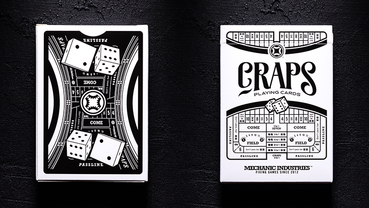Craps Playing Cards (Online Instructions) by Mechanic Industries - Trick by Murphy's Magic Supplies, Inc.