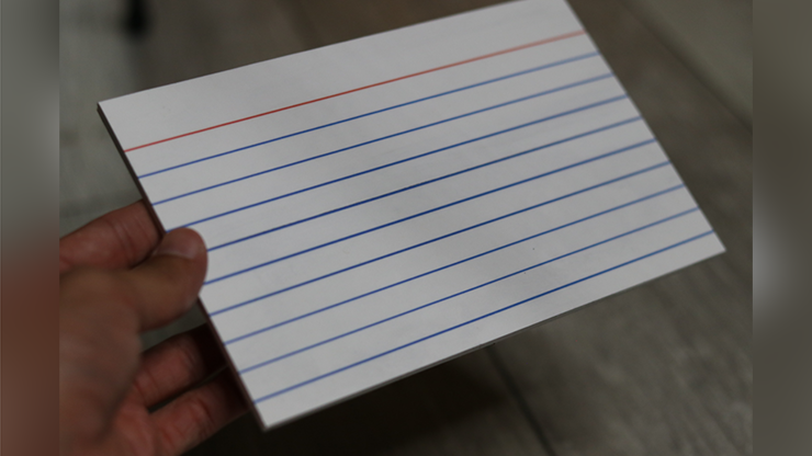 Acro Index Dry Erase Large 5"x8"(Gimmicks and Online Instructions) by Blake Vogt - Trick by Murphy's Magic Supplies, Inc.