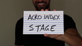 Acro Index Dry Erase Large 5"x8"(Gimmicks and Online Instructions) by Blake Vogt - Trick by Murphy's Magic Supplies, Inc.