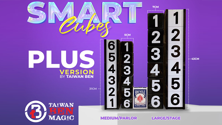 Smart Cubes PLUS (Large/Stage) by Taiwan Ben - Trick by Murphy's Magic Supplies, Inc.